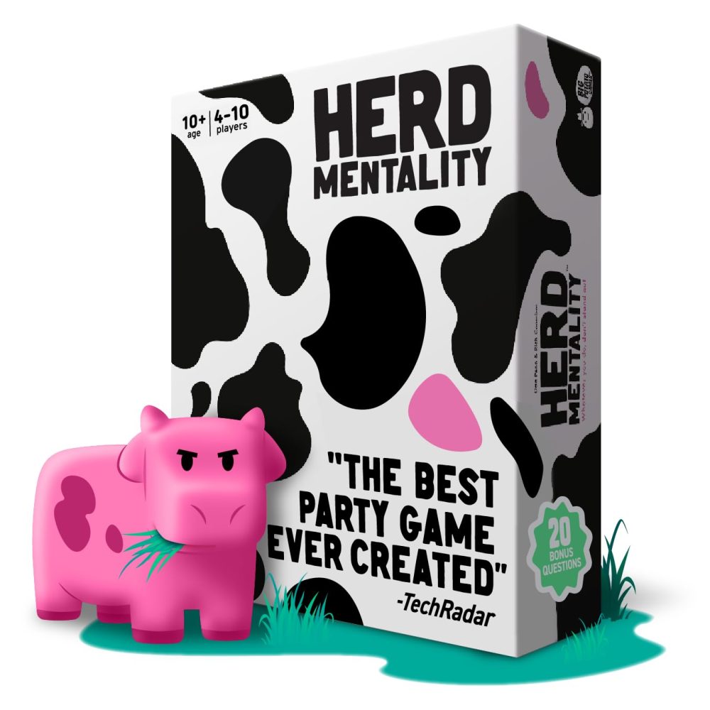 Herd Mentality Board Game: Udderly Hilarious Family Game | Easy Setup & Play | Loved By Millions | Perfect for 4-20 Players | Best Christmas Board Games