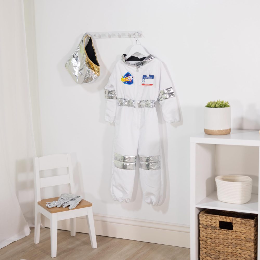 Melissa & Doug Kids Astronaut Costume Role Play Toys | Fancy Dress for Kids & Toddlers | Astronaut Costumes for Kids | Kids Dressing Up Clothes for Girls or Boys | Pretend Play Gifts Kids Age 3-6 - Image 2