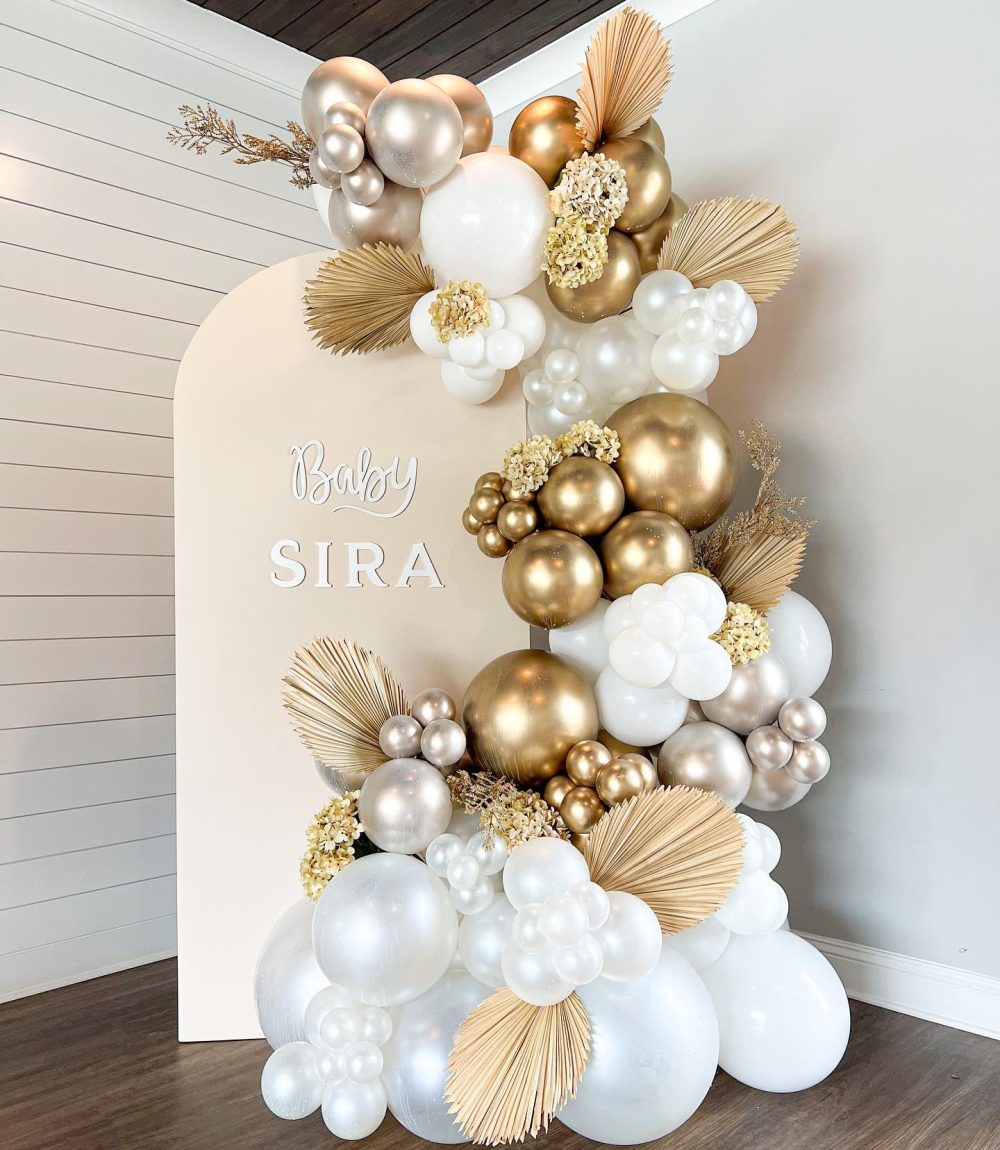 Cream and Sand Gold Balloons Set, 12 Inch Double Stuffed Beige Balloons with Metallic Chrome Champagne Nude Neutral Cream White Balloon for Bridal Baby Shower Birthday Wedding Party Decorations - Image 4