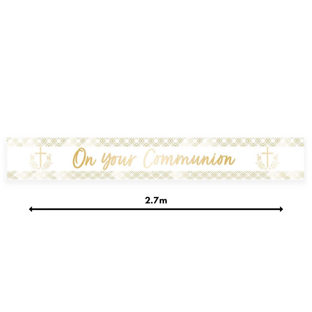 Amscan 9915739 Botanical Communion Foilbanner - Image 2