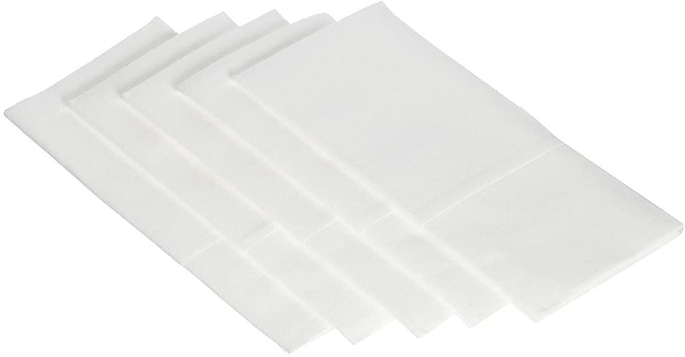 JEBBLAS Disposable Cloth Like Napkins Built-in Flatware Pocket,Wedding Party Linen Feel White Napkin, Prefolded for Silverware,100 Count - Image 7