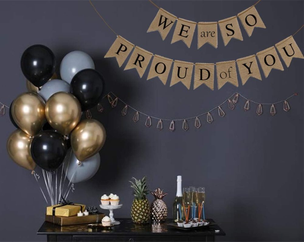 JeVenis We Are So Proud of You Banner Graduation Banner Congratulations Banner Graduation Party Decorations Graduation Commencement Decoration - Image 3