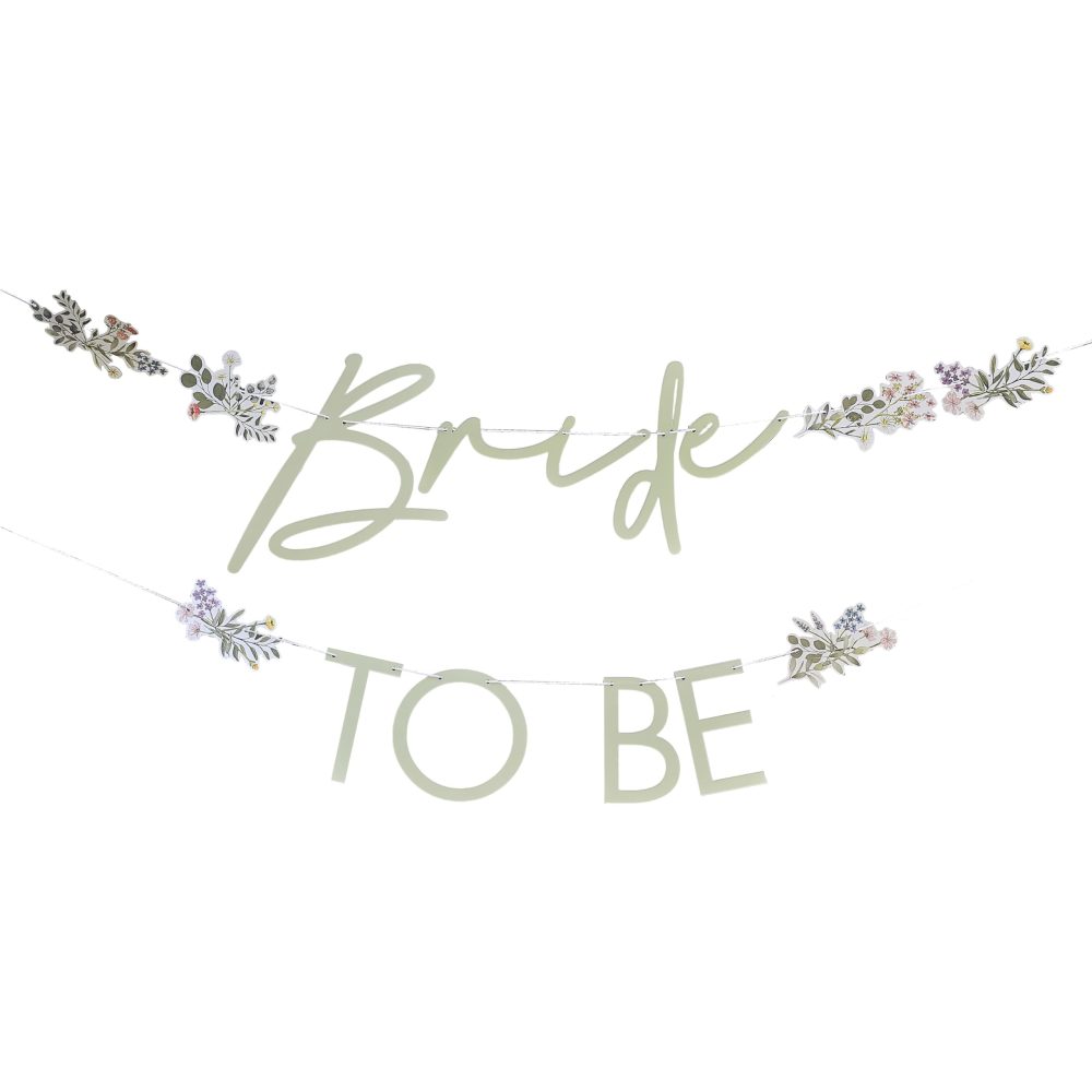 Ginger Ray 'Bride to Be' Letter Banner Bunting Garland Hen Party Hanging Decoration 1.5m - Image 4