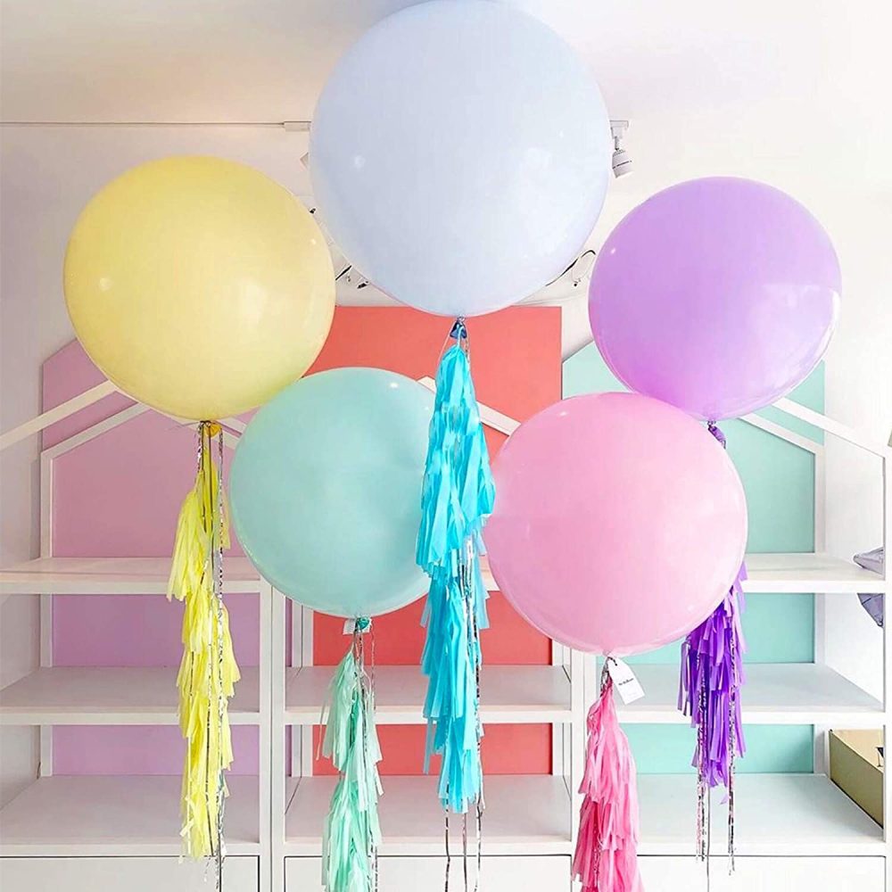 GuassLee 30pcs Pastel Balloons 18 inch Large Pastel Balloons Big Round Pastel Jumbo Latex Balloons for Birthday Wedding Baby Shower Event Decorations