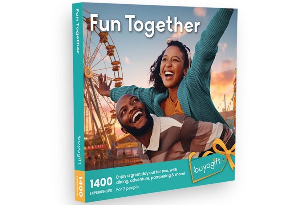 Buyagift Fun Together Gift Experiences Box - over 1400 Gift Experiences For Couples - Dining, Days Out, Afternoon Tea, Pampering and more