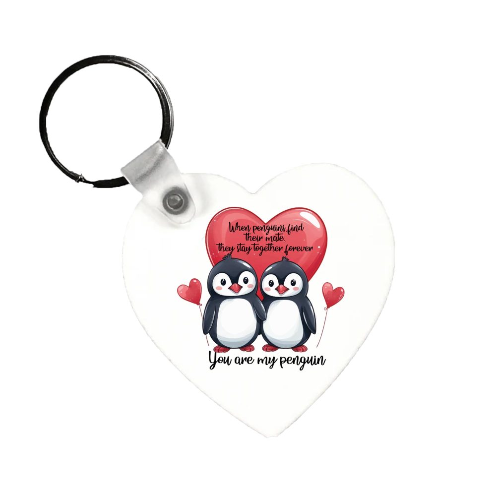 You are My Penguin Girlfriend Boyfriend Valentines Matching Mug and Keyring Gift Set for Him or Her - Penguin, Valentine's Day, Birthday Present, Anniversary Christmas 11oz Ceramic Mug Cups - Image 7