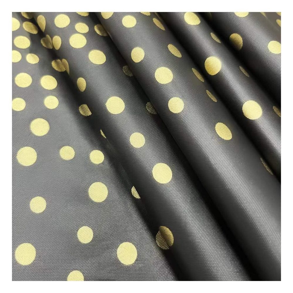 10 Pack Dot Tablecloths Table Covers Disposable Tablecloths Parties Wipeable Plastic Tablecloth Waterproof Party Tablecloths for Indoor or Outdoor Birthdays Weddings Christmas Black Gold(137*274 cm) - Image 2