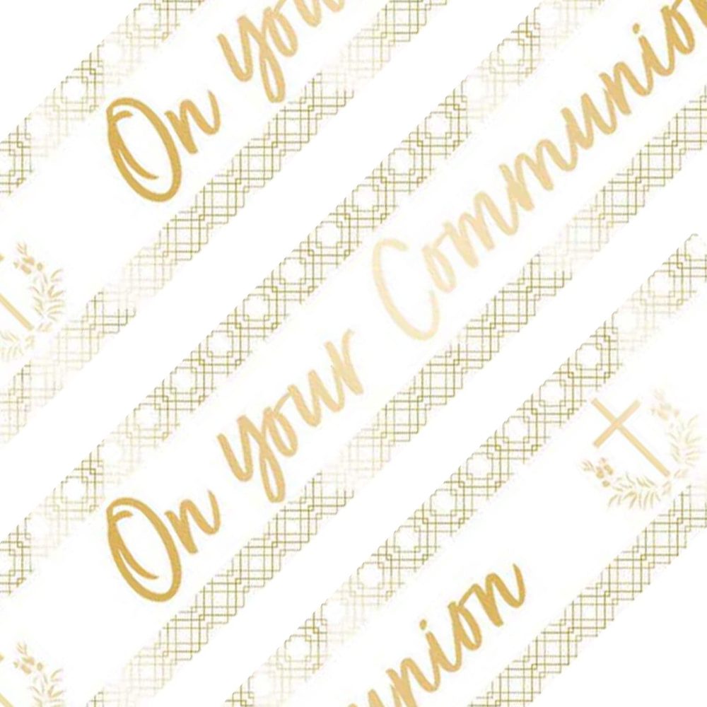 Amscan 9915739 Botanical Communion Foilbanner