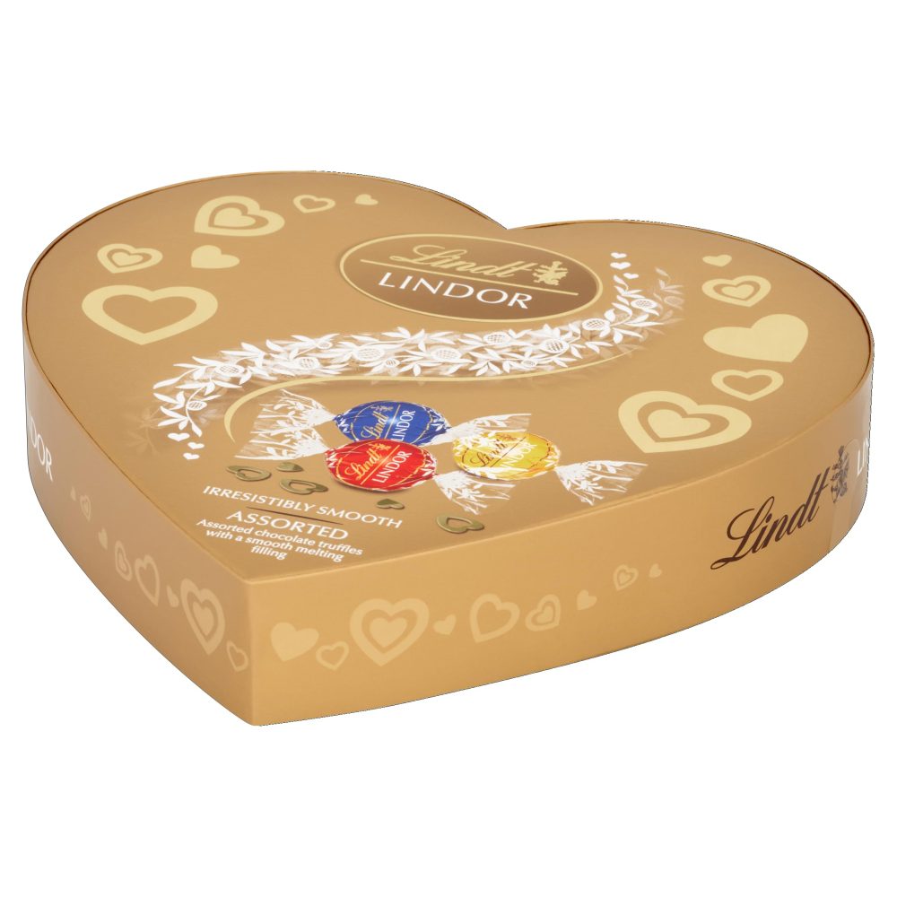 Lindt Lindor Heart Assorted Chocolate Approx 16 balls, 200g - Chocolate Truffles with a Smooth Melting Filling - Gift Present - Valentine's Day, Birthday, Celebrations, Congratulations - Image 3