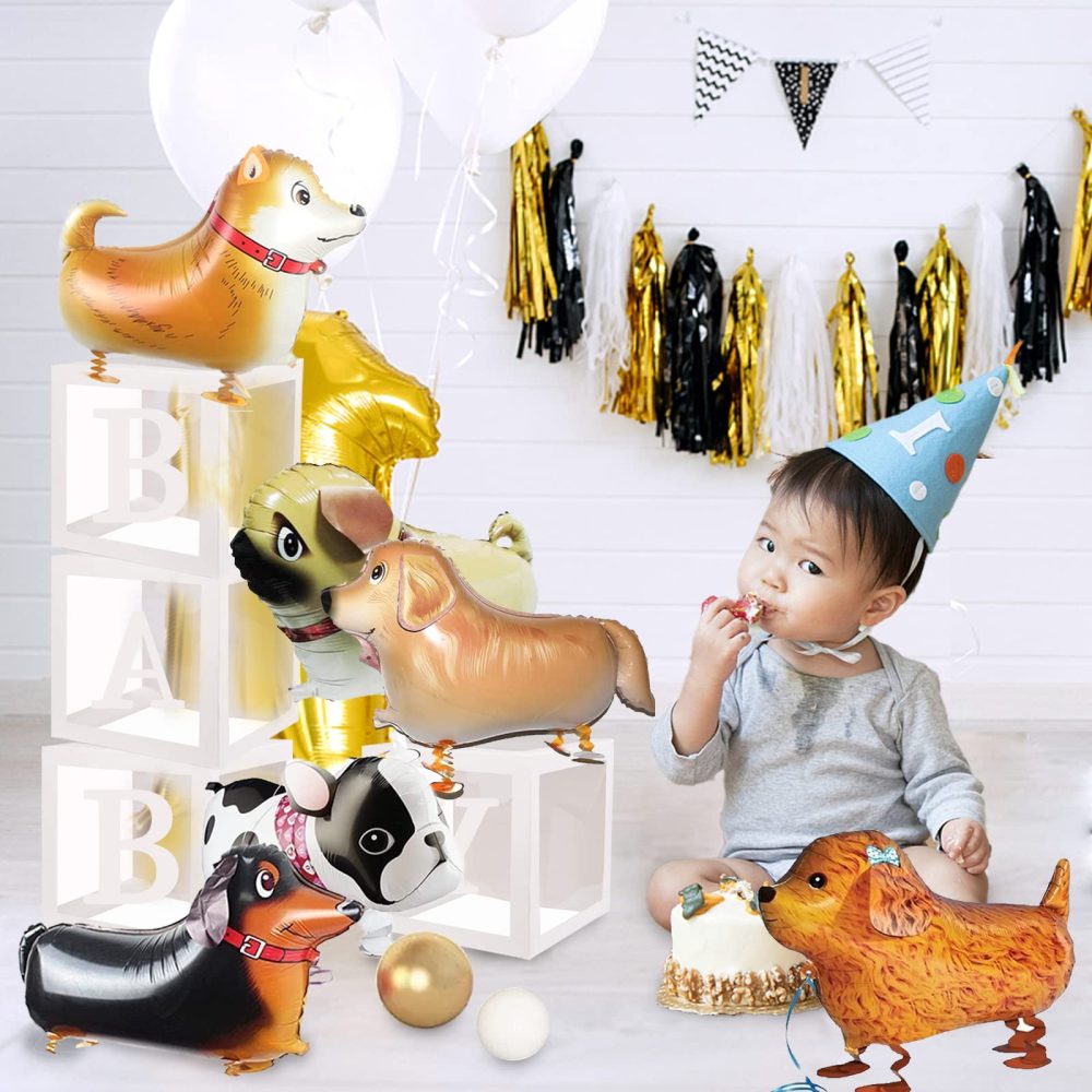 GuassLee Balloons Walking Animal Pet Dog balloons 6pcs Dog Balloon Air Walkers, Kids Gift Birthday Party Decor - Image 7