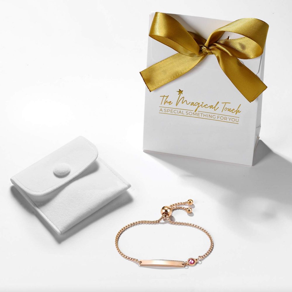 TMT® Personalised Birthstone Bracelets Gift for Birthday Friendship Mum Auntie Sister 18th 21th 30th 40th 50th 60th 16th 13th Her Women Girl Best Friend - Image 8