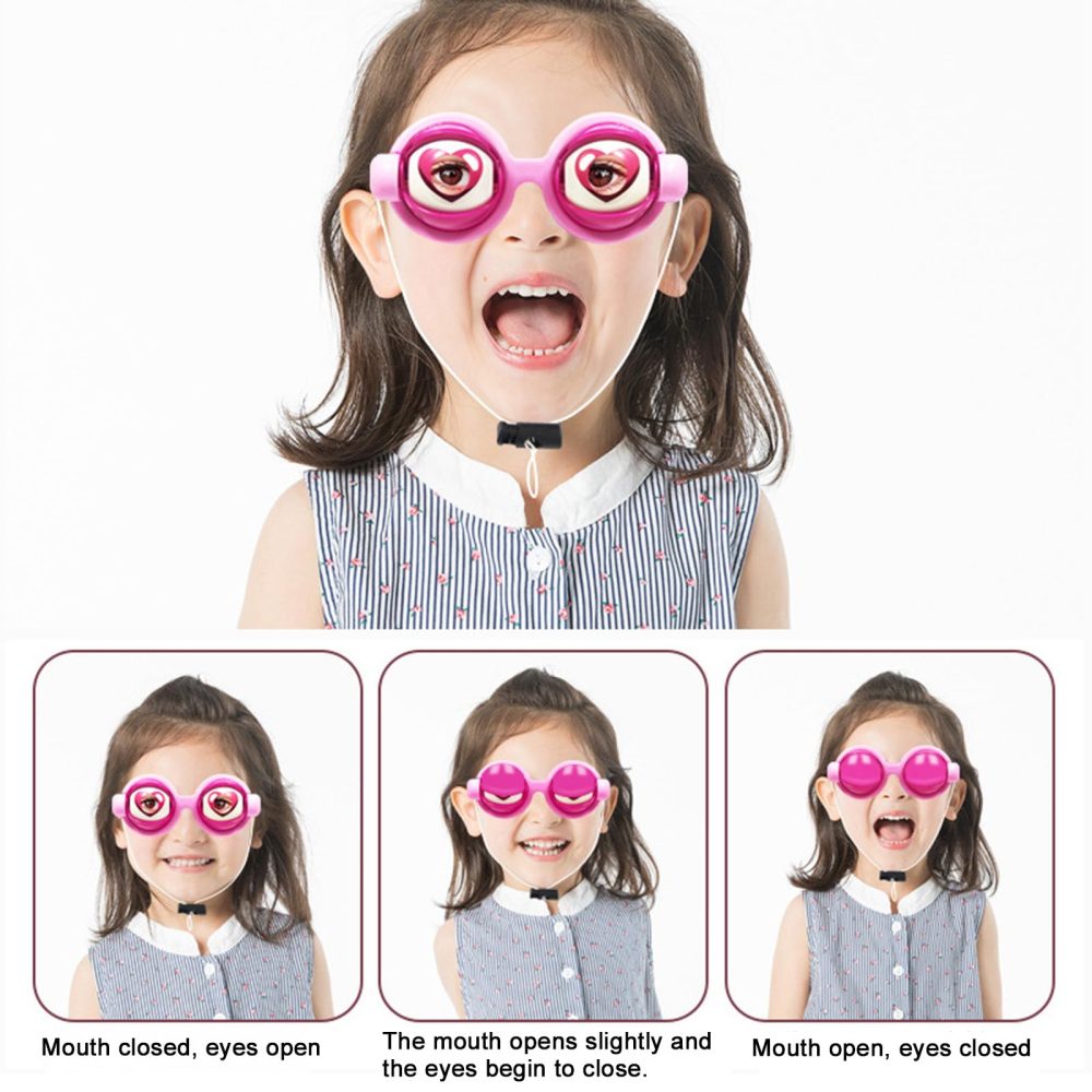 ENUOLI Funny Eyes Glasses Party Props Funny Glasses Wink Eyes Glasses Giant Eyewear Funny Costume Accessories for Halloween Adults Kids Party Favors Adult Kids Party Fancy Dress Photo Props for Party - Image 3