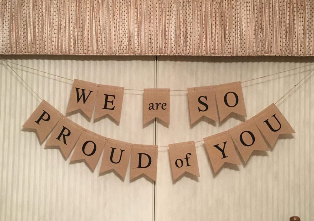 JeVenis We Are So Proud of You Banner Graduation Banner Congratulations Banner Graduation Party Decorations Graduation Commencement Decoration - Image 2