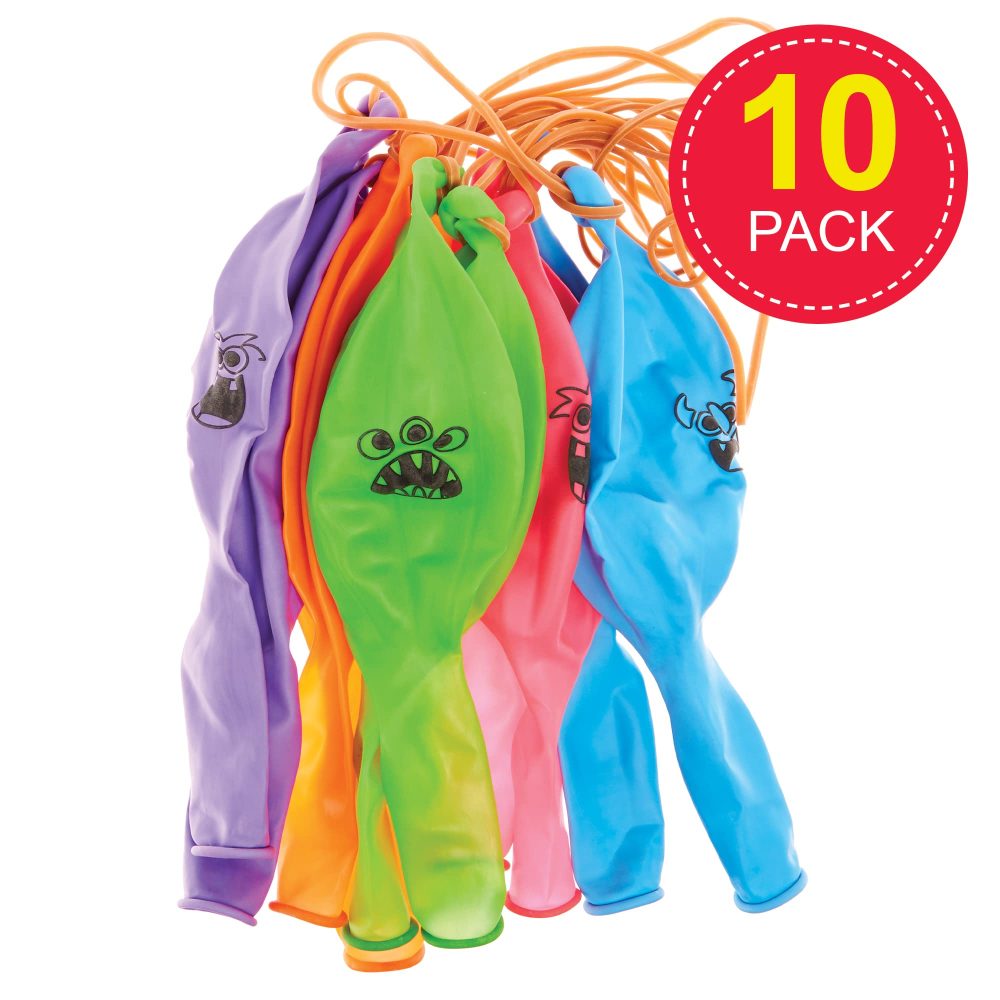 Baker Ross FX761 Monster Bunch Punching Balloons - Pack of 10, Party Bag Fillers for Kids - Image 6