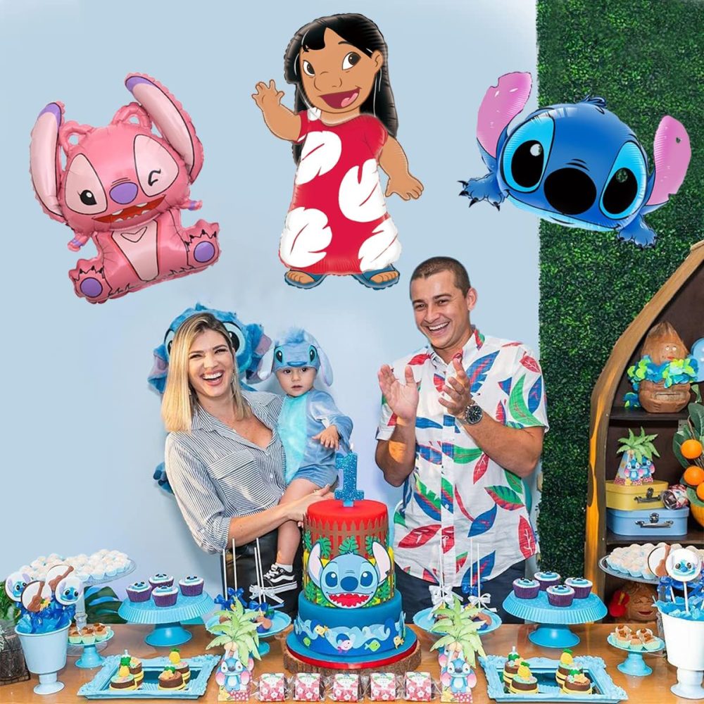 Lilo and Stitch Balloon, Luau Party Decorations, Lilo Foil Balloons for Girl Birthday Party Decoration - Image 2