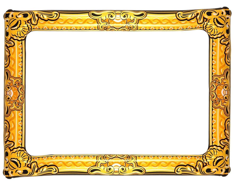 HENBRANDT Inflatable Photo Frame with Gold Additive 60 x 80 cm Black - Image 2