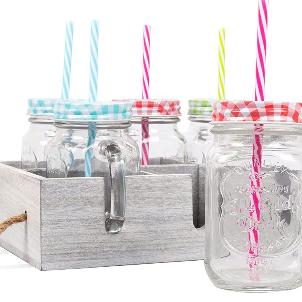 Reusable Plastic Straws, Pack of 20, Eco-Friendly, 4 Colours, Great for Parties and All Occassions, Multicolour - Image 2