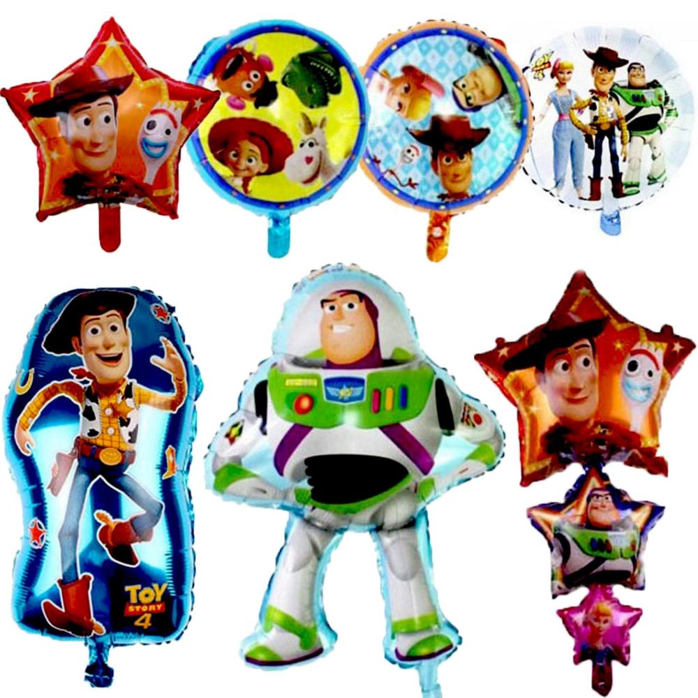 7pcs Foil Balloon Birthday Decorations Toy Party Supplies Party Balloons Birthday Decoration Party Favor for Kids and Boys Girls