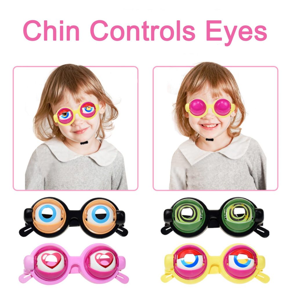 ENUOLI Funny Eyes Glasses Party Props Funny Glasses Wink Eyes Glasses Giant Eyewear Funny Costume Accessories for Halloween Adults Kids Party Favors Adult Kids Party Fancy Dress Photo Props for Party - Image 8