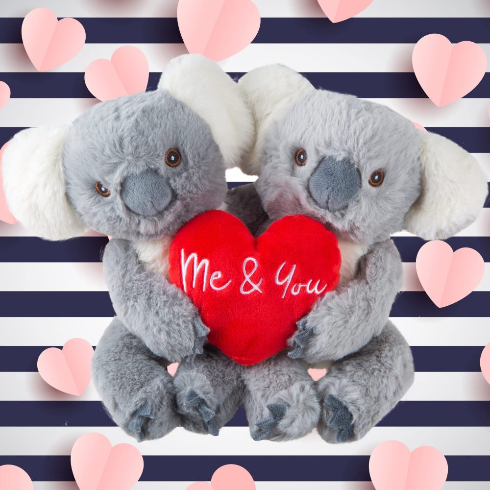 VFM - Koala Valentines Soft Toy You And Me Couple Koala Plush Toy 20cm x 18cm - Image 6