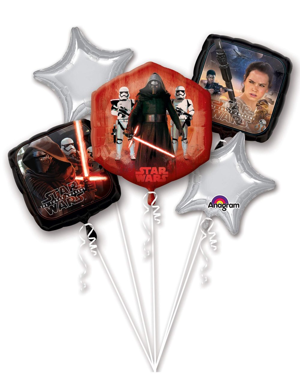 Generique - Bunch of aluminium Star Wars VII balloons