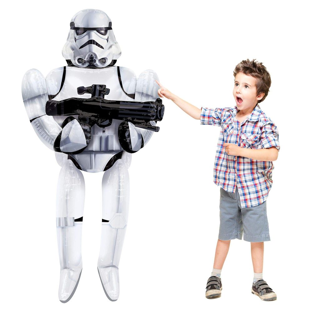 amscan 3040101 - Awk: Star Wars Storm Trooper Foil Airwalker Balloon P93