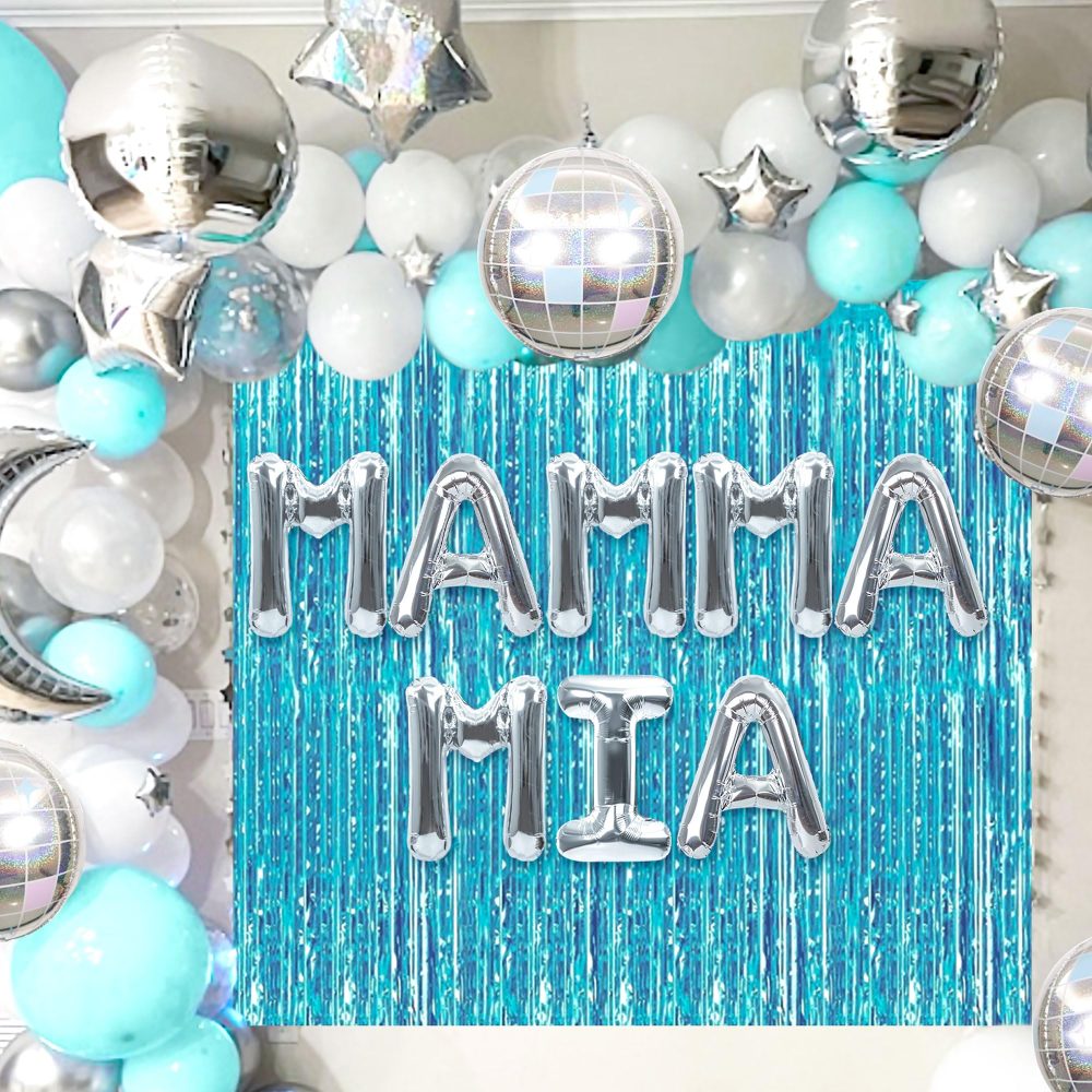 JeVenis Dancing Queen Bachelorette Party Decorations Mamma Mia Bachelorette Party Decorations Mamma Mia Party Supplies Mamma Mia Birthday Decoration Mamma Mia Balloons Disco Party Decoration - Image 2