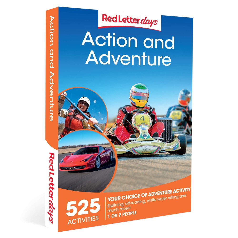 Red Letter Days Action and Adventure Gift Voucher – 525 action-packed gift experiences