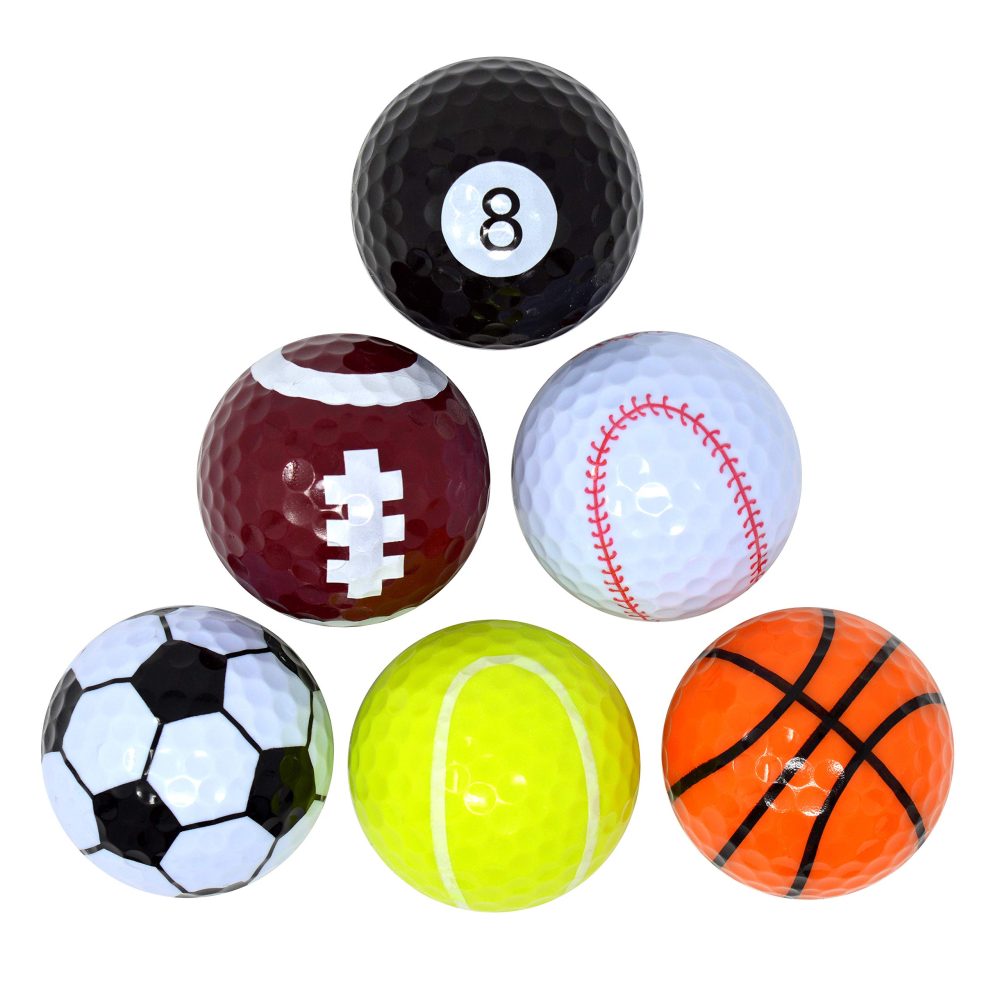 PGA TOUR Fun Sport Golf balls (Set of 6), Unisex, Multicolor - Image 2