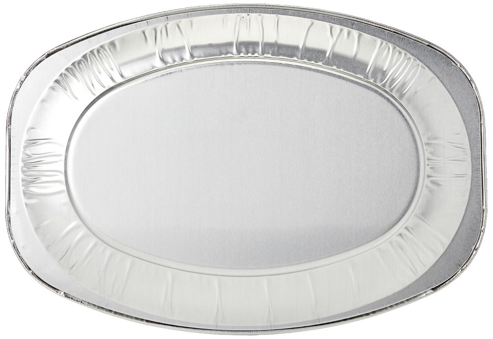 Foil Trays 14 Inch - Sandwich Platter Trays, Ideal for Catering and Events - Durable Serving Platter for Parties and Gatherings, Aluminium foil Trays (Pack of 10) - Image 3