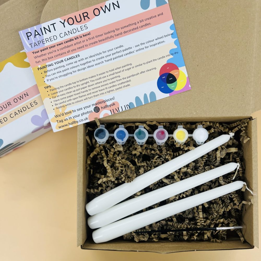 Paint your own candle kit, Candle making kit, Decorate your own candle, Paint your own candle, Candle kits for adults, Make your own candles,Gifts for women,Candle making kits,Craft kits for adults UK