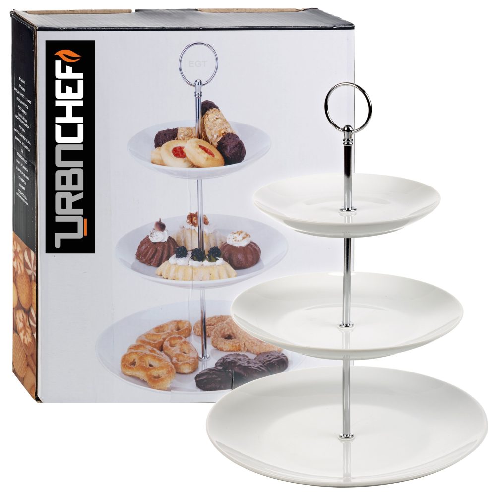 3 Tier Ceramic Cake Stand - Image 2