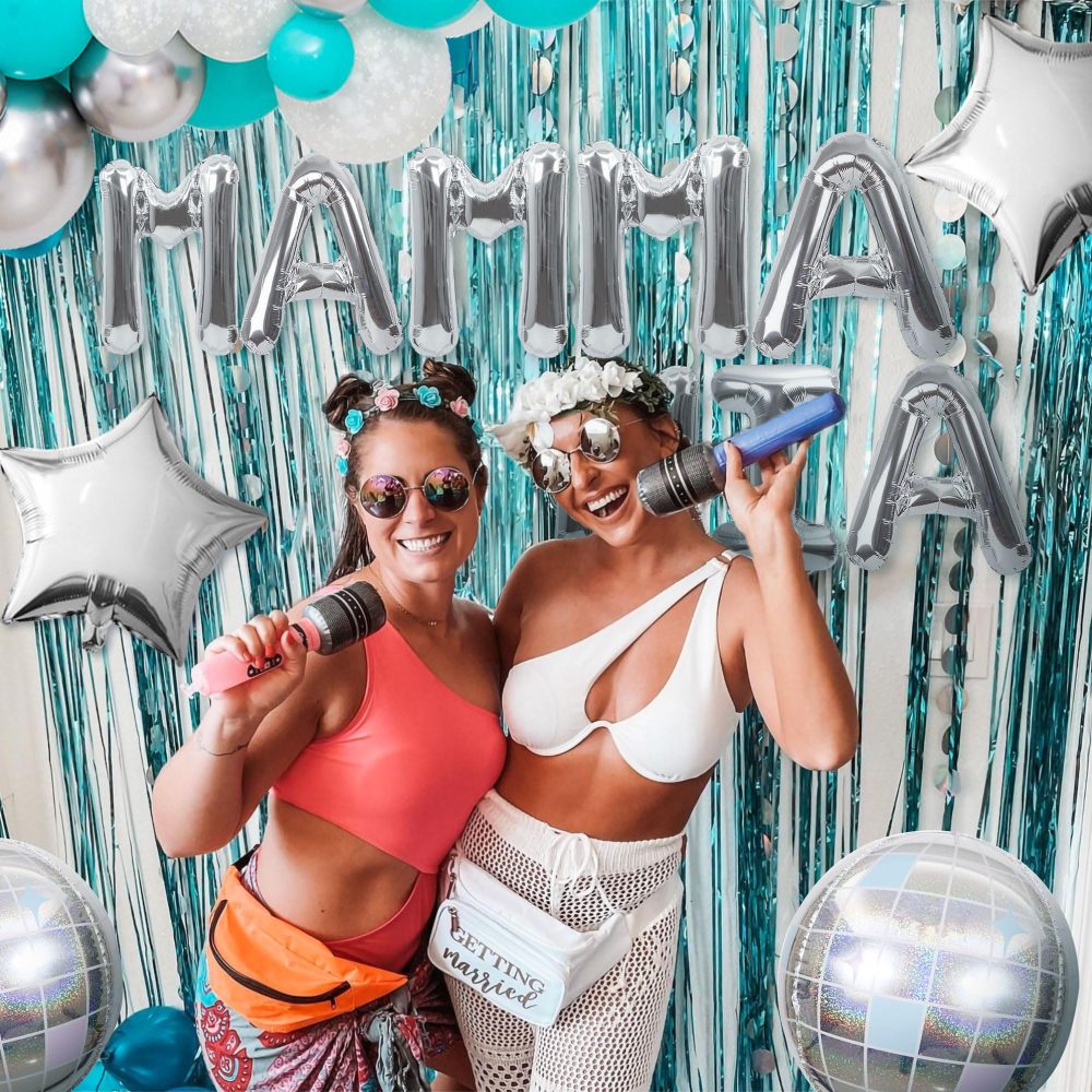 JeVenis Dancing Queen Bachelorette Party Decorations Mamma Mia Bachelorette Party Decorations Mamma Mia Party Supplies Mamma Mia Birthday Decoration Mamma Mia Balloons Disco Party Decoration - Image 6