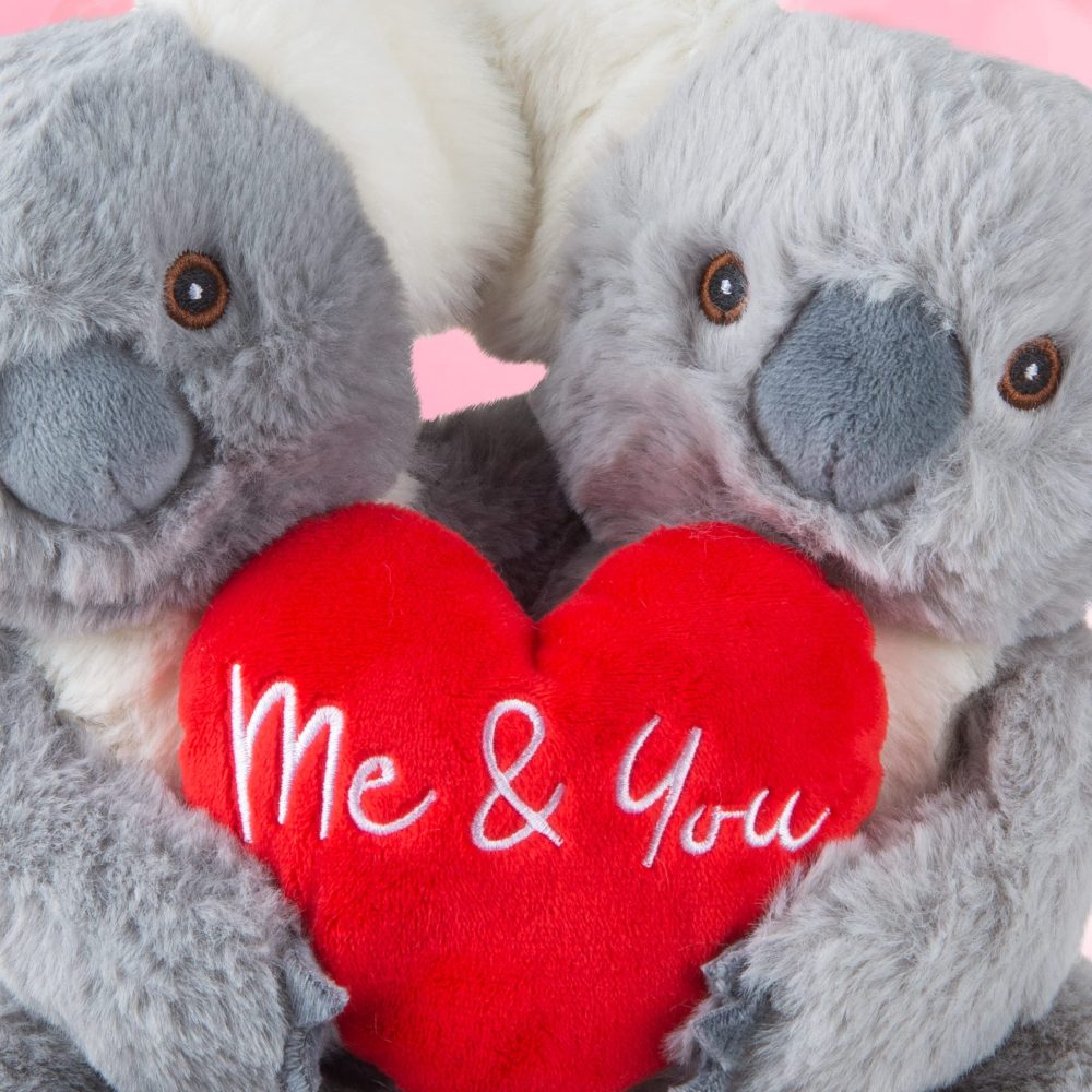 VFM - Koala Valentines Soft Toy You And Me Couple Koala Plush Toy 20cm x 18cm - Image 7